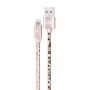 USB to Lightning cable Tellur TLL155621 3A 1 m — pink