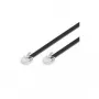 Wentronic Goobay Modular Connection Cable, Black, 3m - RJ12 Plug (6P6C) to RJ12 Plug (6P6C) (50321)