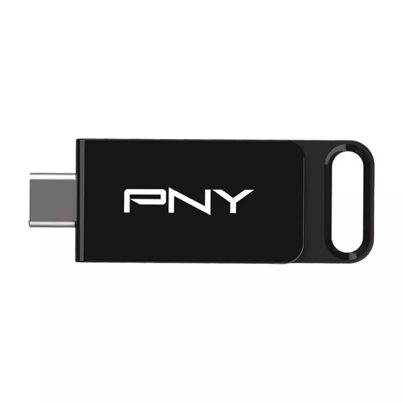 PNY Elite, 128 GB, USB Type-C, 3.2 Gen 1 (3.1 Gen 1), 120 MB/s, Dia, Black