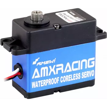 Amewi Standard-Servo AMXRacing AM1210SG WP PRO Analog-Servo Getriebe-Material: Steel (28455)