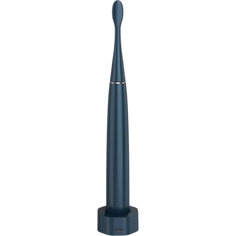 Wireless Tooth Brush, Navy Blue, 3 Brush Heads, 1400mAh, Function: Soft, Clean, Massage, White, Sweep