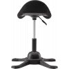 UP UP Toronto Ergonomic Balance Stool Black Fabric with Longer Gas Lift