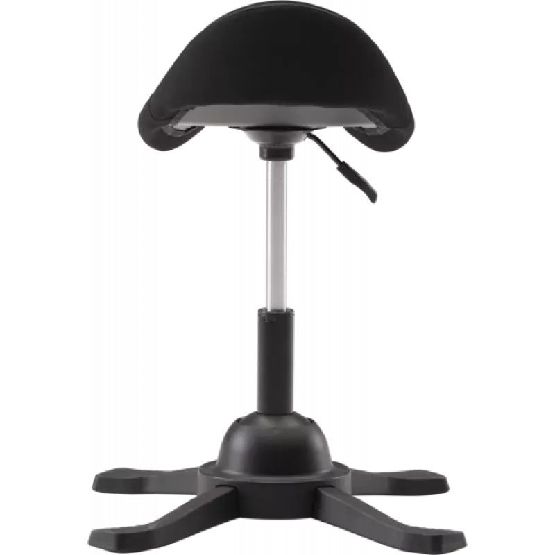 UP UP Toronto Ergonomic Balance Stool Black Fabric with Longer Gas Lift