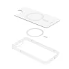 Crong transparent MagSafe case for iPhone 16e — clear protective shell, MagSafe compatible
