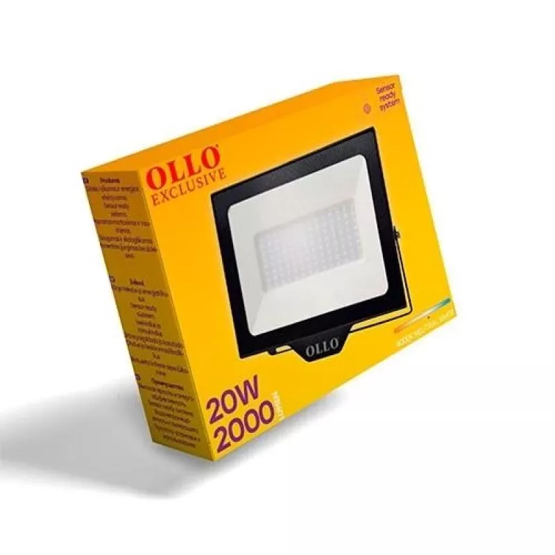 Lamp | OLLO | Power consumption 20 Watts | Luminous flux 2000 Lumen | 4000 K | AC220-240V | Beam angle 110 degrees | VS121C-20W-40K