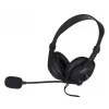 Wired binaural gaming headset IBOX W1MV — circumaural, 3.5 mm, 2 m cable, boom microphone