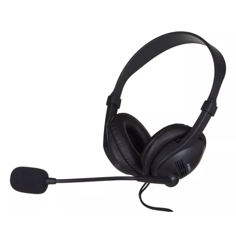 Wired binaural gaming headset IBOX W1MV — circumaural, 3.5 mm, 2 m cable, boom microphone