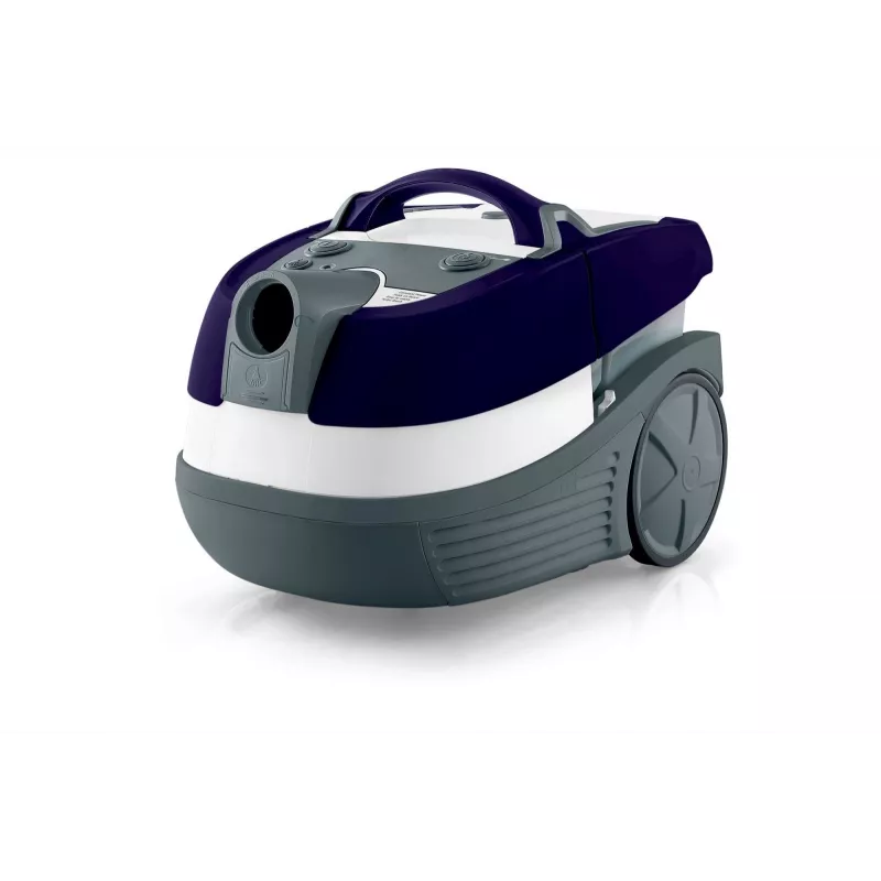 Wet & dry vacuum cleaner Bosch BWD 41740 AquaWash&Clean — 1700 W, 5 L tank, EPA filter, telescopic tube, 9 m radius, purple