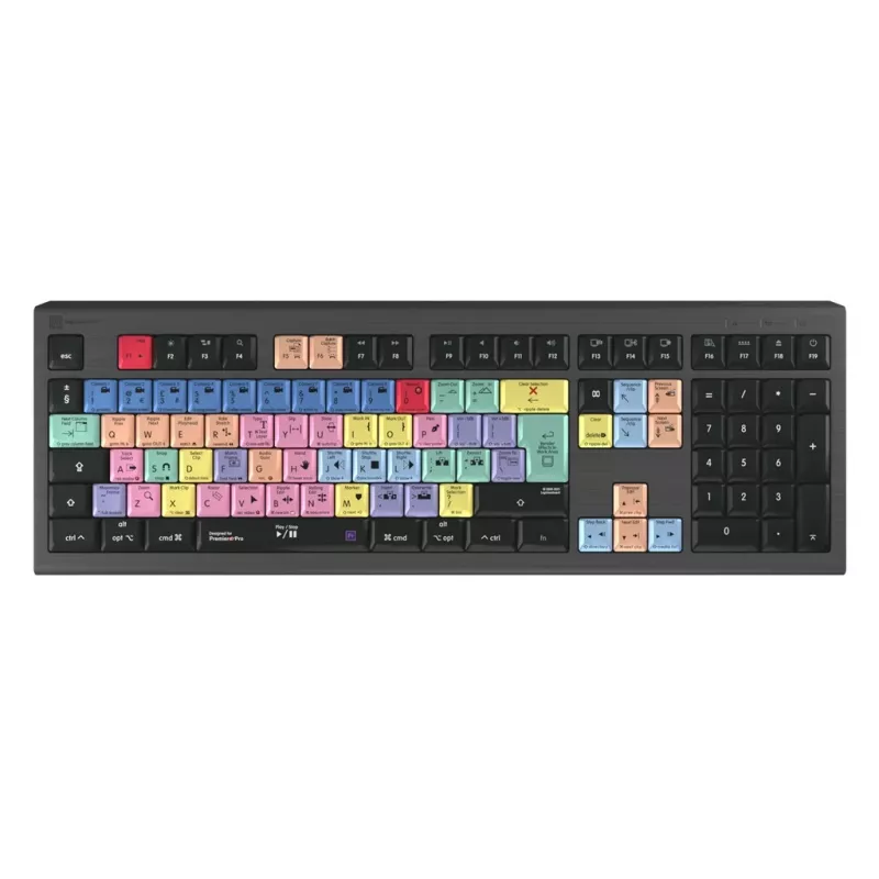 Logickeyboard LKB-PPROCC-A2M-UK Keyboard USB QWERTY English Black (LKB-PPROCC-A2M-UK)