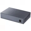 Network switch Cudy GS1005P — 5-port Gigabit Ethernet with 4 PoE ports, 60W total, metal housing, rack mountable