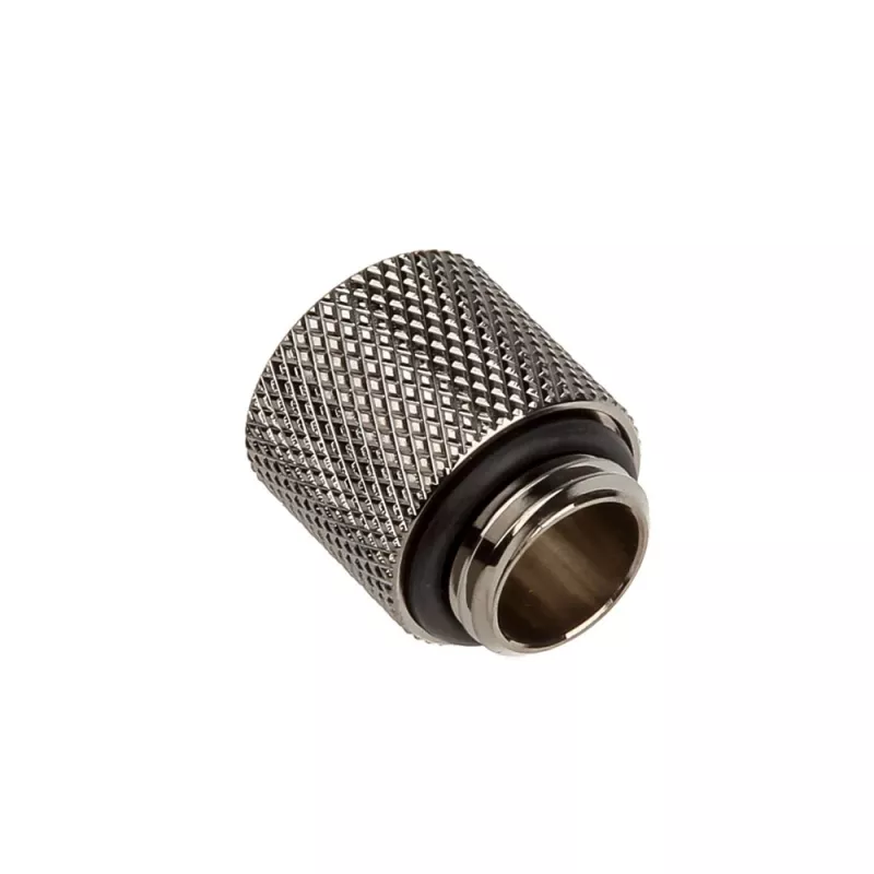 Bitspower Adapter G1/4 inch AG to G1/4 inch IG - 15mm, black Glossy