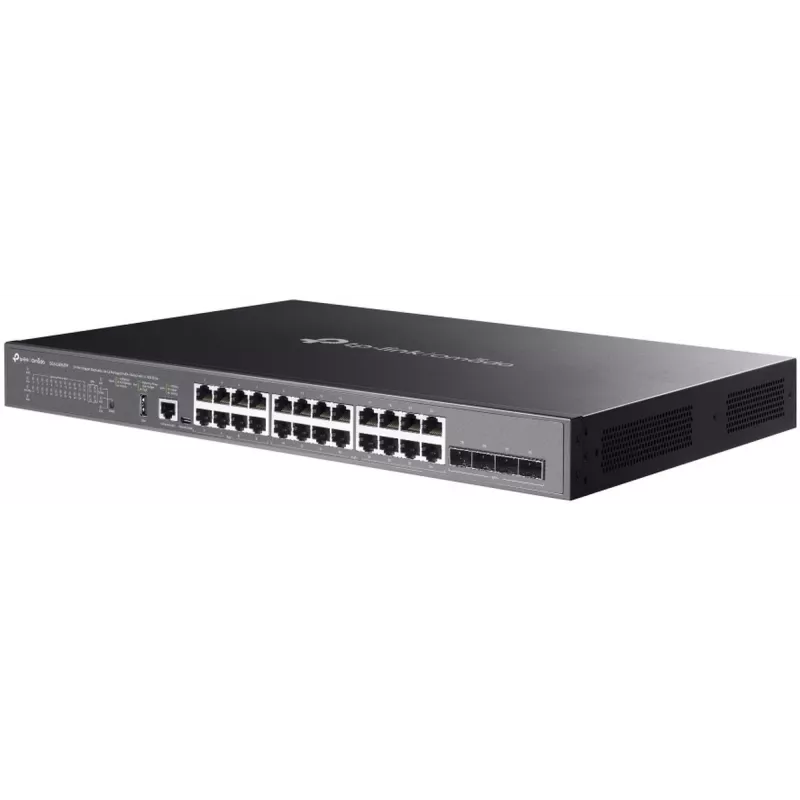 TP-Link SG5428XMPP network switch Managed L3 Gigabit Ethernet (10/100/1000) Power over Ethernet (PoE) Black