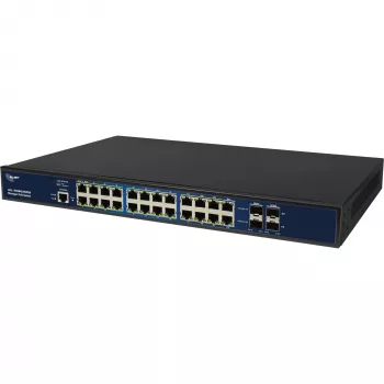 ALLNET 24+4P PoE+ Switch ALL-SG8626PM — 24x 10/100/1000 + 4x 10/100/1000 uplink, PoE+