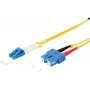 Fiber Optic Duplex Patch Cable ShiverPeaks 77811 LC to SC 9/125µm OS1/OS2 5.0 m