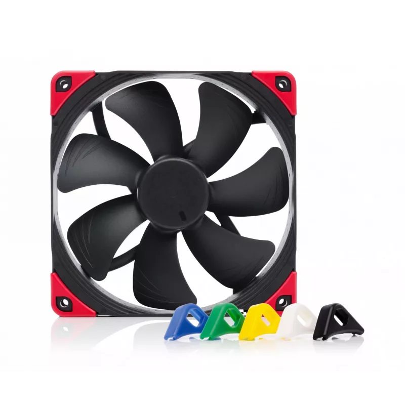 140 mm Noctua NF-A14 PWM chromax.black.swap case fan, 12V, 300–1500 RPM, PWM, 140.2 m³/h, 24.6 dB