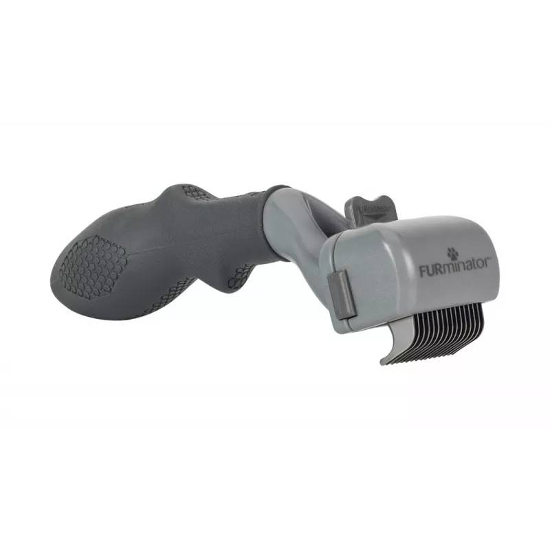 Deshedder FURminator Adjustable — for cats and dogs, stainless steel blade, ergonomic anti-slip handle, 185 g, all coat types