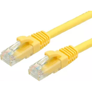 VALUE - Patch-Cable - RJ-45 (M) to RJ-45 (M) - 3 m - UTP - CAT 6a - Moulded, Snagless - Yellow, RAL 1004 (21.99.1433)