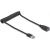 USB cable DeLOCK 90367 0.6 m USB A Black