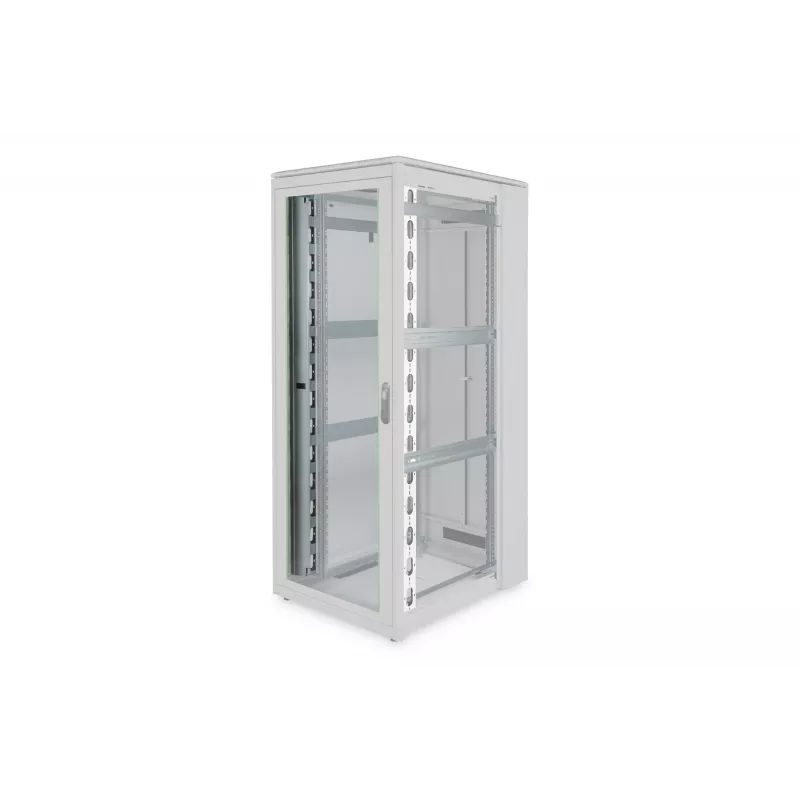 DIGITUS DN-19 ORG-42U Vertical Cable Management Channels for 42U Racks (Set of 2, Grey)