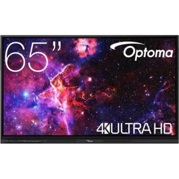 Optoma 3653RK Digital Signage Touch Display 165 cm (65) 4K UHD 3840 x 2160, 450 cd/m², HDMI, DisplayPort, VGA, USB, LAN, Android 14 (H1F0H06BW101)