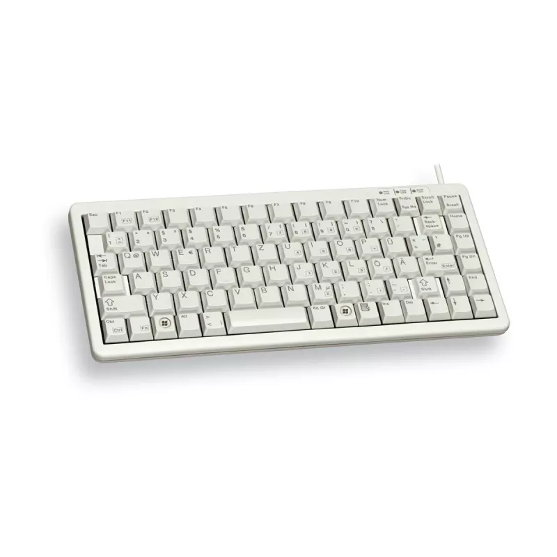 CHERRY Compact , Combo (USB + PS/2) keyboard Office USB + PS/2 QWERTY Grey