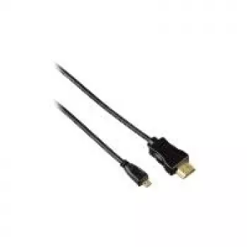 Hama HDMI 0.5m HDMI cable HDMI Type A (Standard) HDMI Type D (Micro) Black