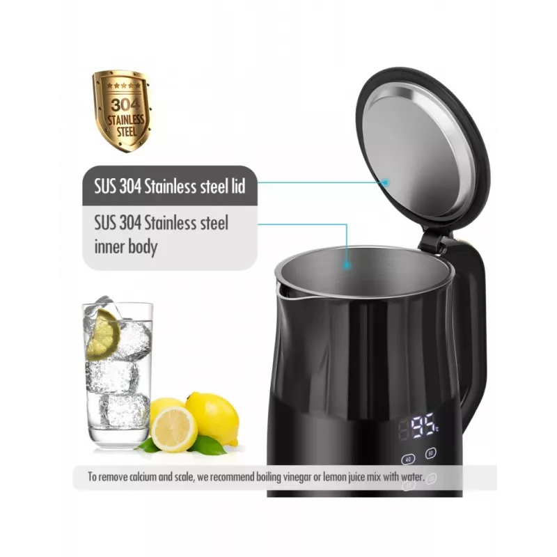 Electric kettle Forme FKG-3017 1.7L 2200W Black