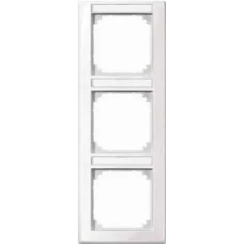MERTEN Frame Triple-gang with label carrier 470319 M-SMART polar white Glossy 470319 470319 (470319)