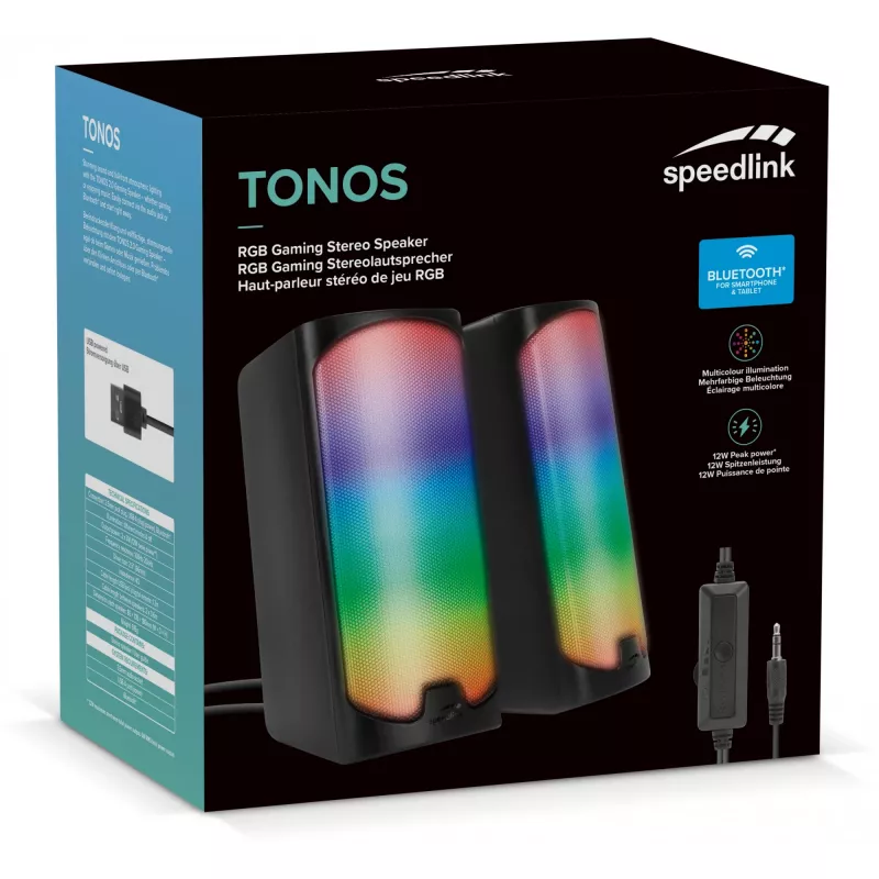 Speakers SPEEDLINK TONOS RGB 6 W