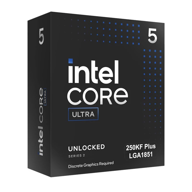 Intel Core Ultra 5 250KF Plus 18-Core LGA1851 CPU, Box (BX80768250KF)