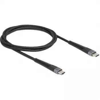 USB Cable DeLOCK 81124 USB 2.0 1m USB C Black