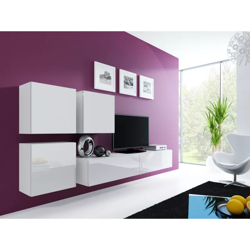 Cama Square cabinet VIGO 50/50/30 white/white gloss