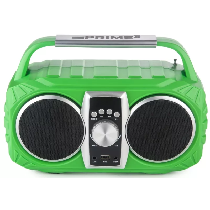 Radio clock PRIME3 Prime3 APR71GR Neon — alarm clock with FM radio and LED display