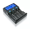 everActive UC-4200 Universal AC Battery Charger 12V 3A, supports AA/AAA/C/9V, 4 cells, black, built-in display
