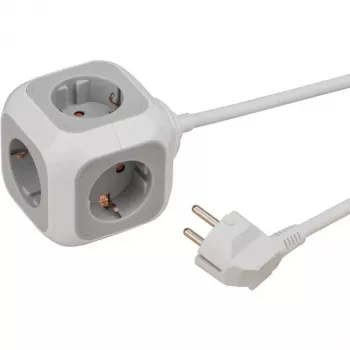 Brennenstuhl 1150090 Extension Cable 1,4 m 4 AC-Outputs Indoor White (1150090)