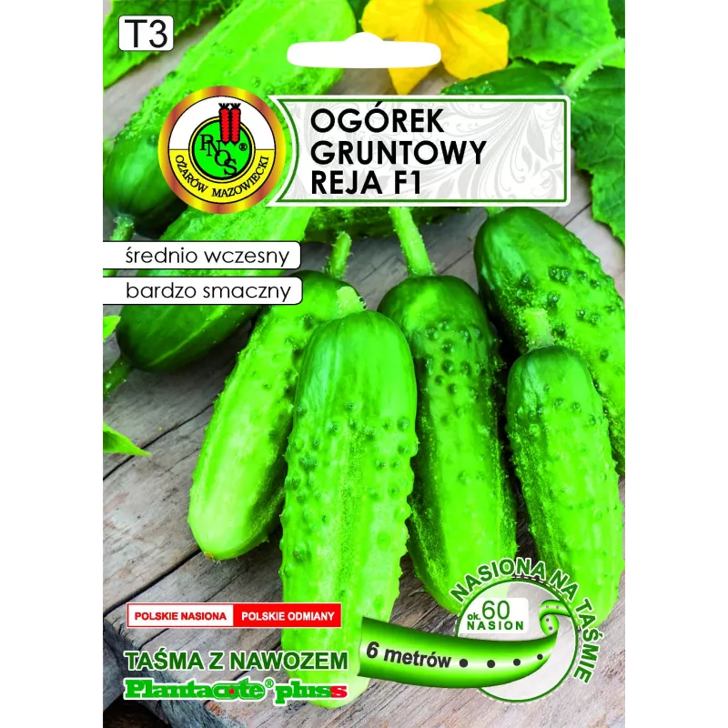 Seed tape Apte Cucumber Reja F1 cucumber 6 m with slow-release fertilizer Platnacote, mid-early variety