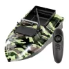 Bait boat Flytec V050 with 12000mAh battery, camo green — radio-controlled baiting vessel