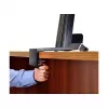 Multimedia stand ERGOTRON WorkFit-S Single HD with Worksurface+ — Black, height adjustment 58 cm, max load 13.2 kg, for screens up to 30 inch