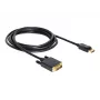 Delock Kabel DisplayPort 1.1 Stecker > DVI 24+1 Stecker Passiv 3 m schwarz (82592)