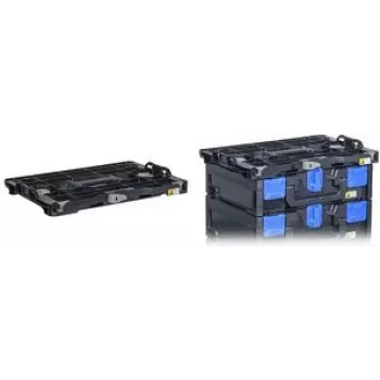 Adapter plate allit EuroPlus HybridPlate ABS plastic, black – multi-adapter compatible with EuroPlus systems