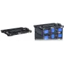 Adapter plate allit EuroPlus HybridPlate ABS plastic, black – multi-adapter compatible with EuroPlus systems