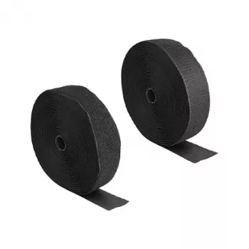 DeLOCK Heavy-duty Hook-and-Loop tape 15m x 50mm black