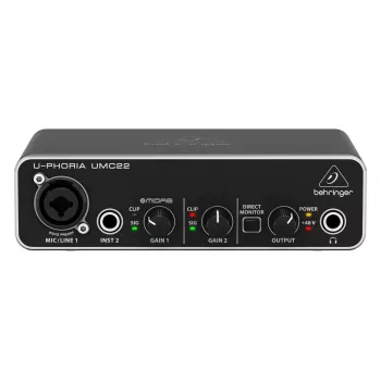 Behringer UMC22 supplementary music equipment Concert/Studio Pre-amp