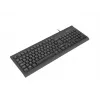 Wired Full-size NATEC Moray ES Keyboard with USB, Spanish QWERTY, 105 keys, ID card reader, 1.5 m cable, black