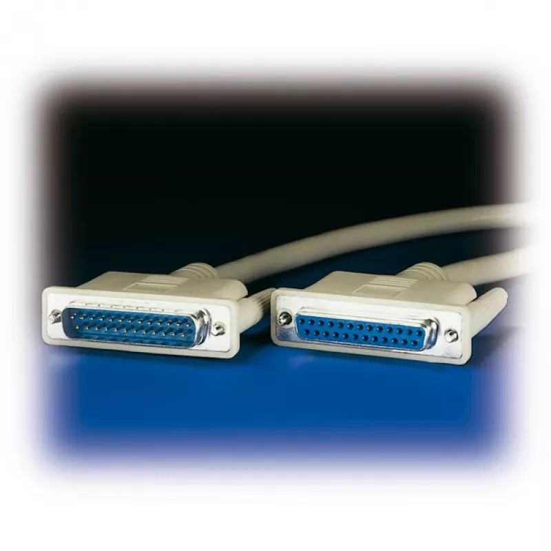 ROLINE Cable Serial - DB-25 (M) to DB-25 (W)