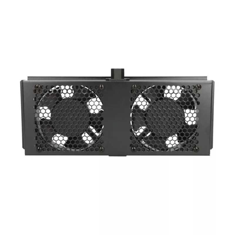 Cooling fan Extralink 2 FANS ROOF COOLING UNIT 220V AC Black Metal