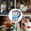 ProfiCook PC-WKS 1228 G electric kettle 0.5 L 1100 W Stainless steel, Transparent