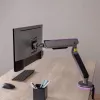 NanoRS Gaming Monitor Mount 17-32 with RGB LED Lighting Desk Mount Height Adjustable Swivel Tilt Max. 9kg VESA 75x75 / 100x100