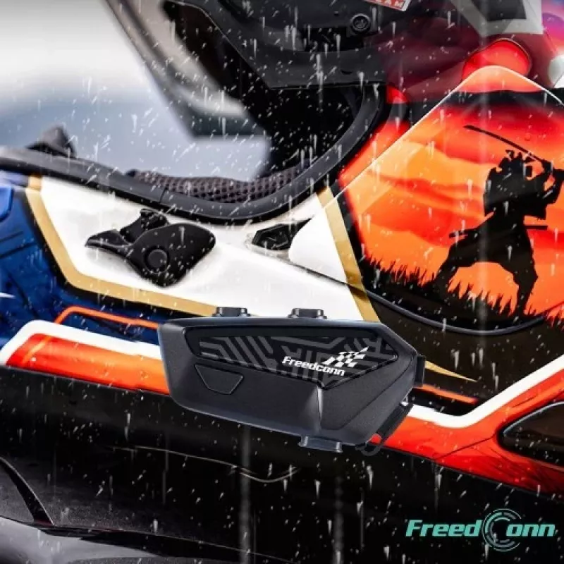 FreedConn F1 Plus V2 EU BT 5.4+EDR motorcycle intercom, range up to 500 m, SPEAKS POLISH