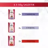 GOURMET Mon Petit Meat Mix - wet cat food - 6 x 50 g